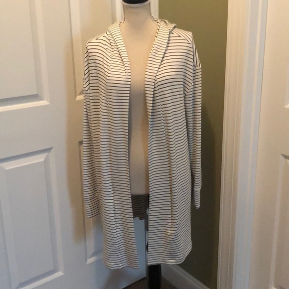 Daily Ritual Tops - Daily Ritual Hooded Open Cardigan